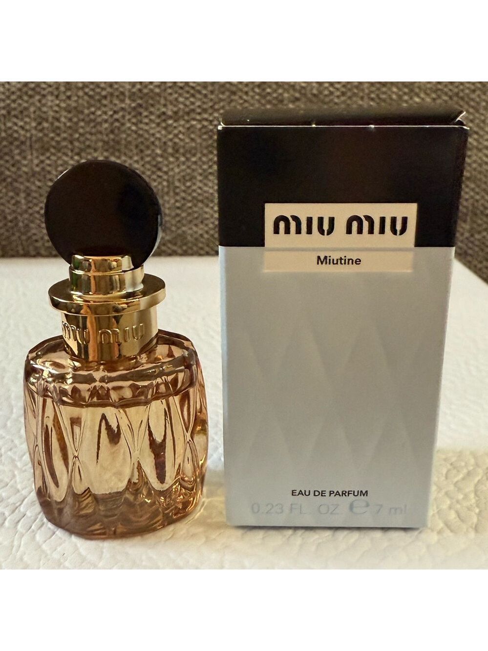 Miu Miu Miutine Eau de Parfum Miniature Travel Size 7ml 0.23 Oz New Authentic